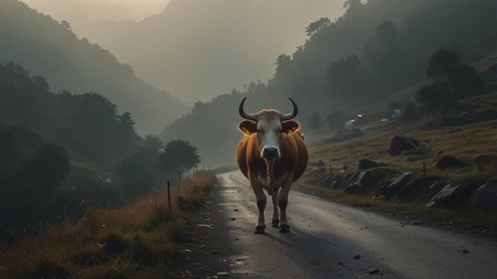 cow gaze awareness solarpunk new earth frequency bir