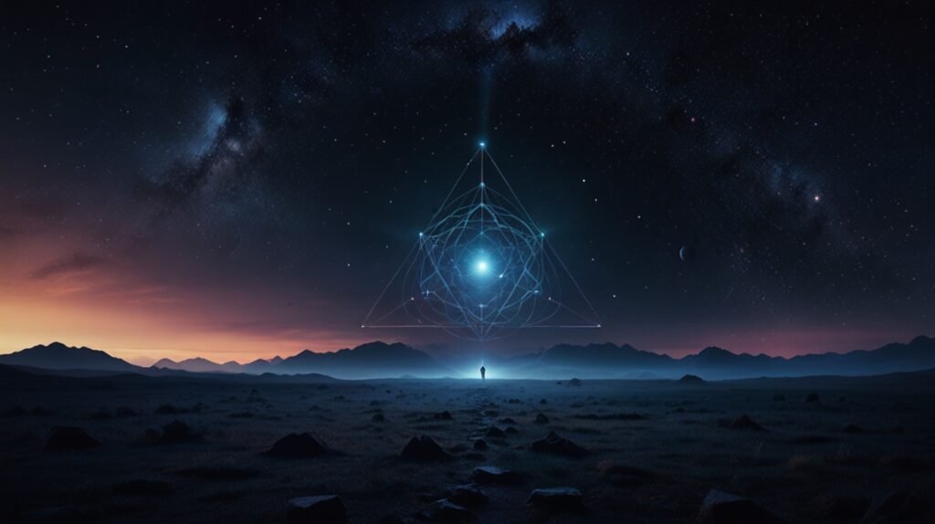 cosmic void before new earth spiral evolution