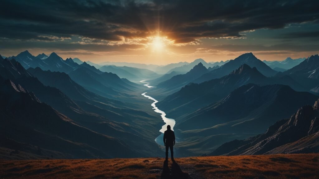 Himalayas within inner landscape consciousness