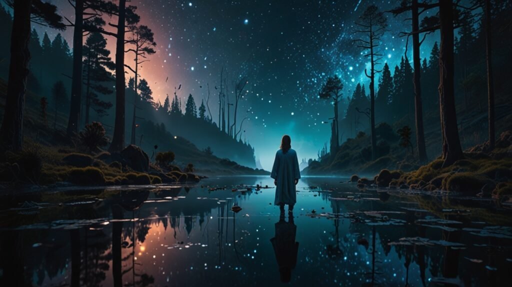 Intuitive reflective readings oracle session with spiritual guidance, self-reflection, and inner clarity across nature, cosmic, and creative elements