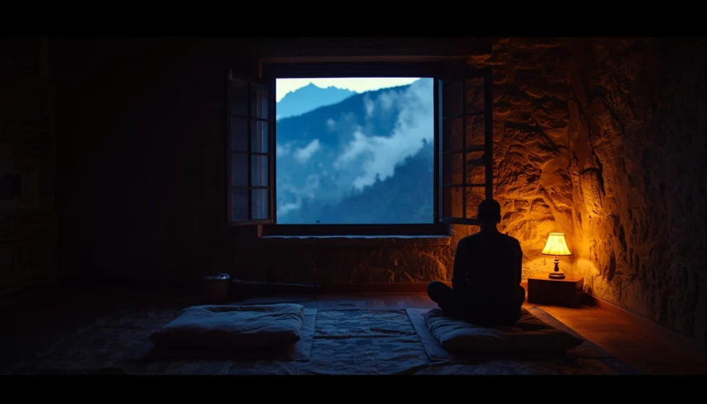 Sacred silence after an Oracle Session