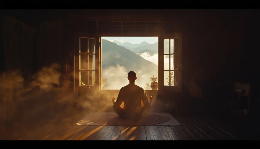 Guided meditation and reflection during an Oracle Session